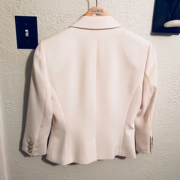 Cremieux Blazer - Ivory Size 2 - Picture 4 of 5